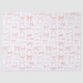 roze strikpatroon tissuepapier (Voorkant)