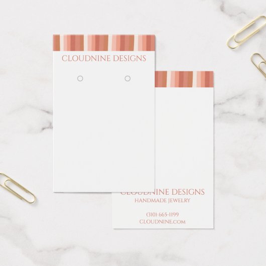 Roze strip Ketting juwelier display Kaart (Kantoor)