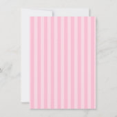 Roze Stripe Paris Geëerd 16 Birthday Kaart (Achterkant)