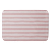 Roze Stripe Patroon Twee prachtige schaduwen van r Badmat (Voorkant)