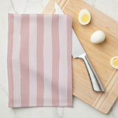 Roze Stripe Patroon Twee prachtige schaduwen van r Theedoek (Quarter Fold)