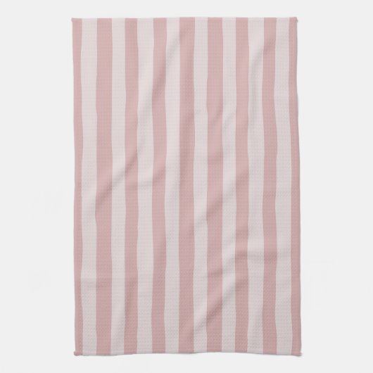 Roze Stripe Patroon Twee prachtige schaduwen van r Theedoek (Verticaal)