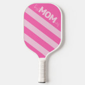 Roze Striped Best Mam ooit Pickleball Paddle (Achterkant)