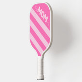 Roze Striped Best Mam ooit Pickleball Paddle (Links)