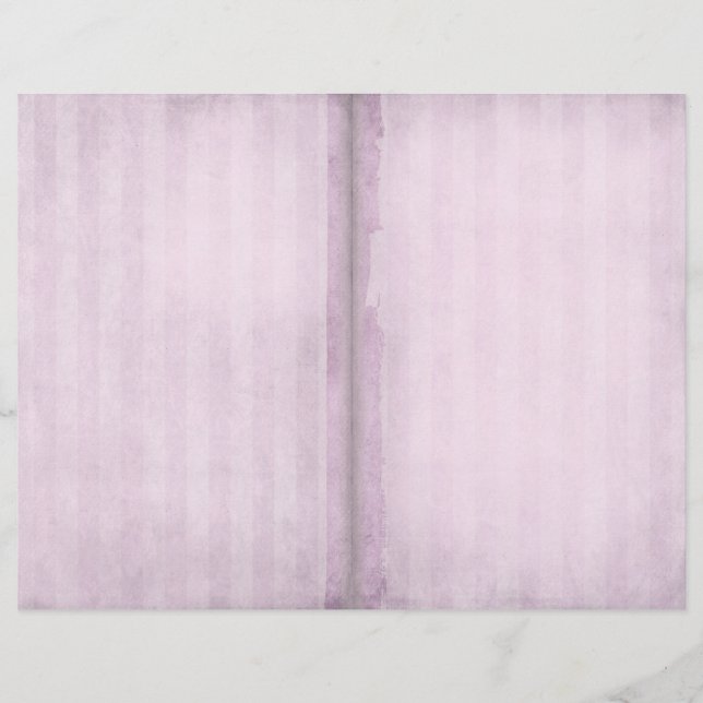 Roze Striped  Journal Page (Voorkant)