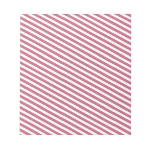 Roze striped patroon notitieblok