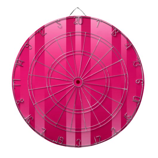 Roze stripes Achtergrond Dartbord (Voorkant)