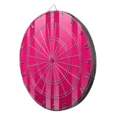 Roze stripes Achtergrond Dartbord (Voorkant Rechts)