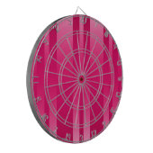 Roze stripes Achtergrond Dartbord (Voorkant Links)