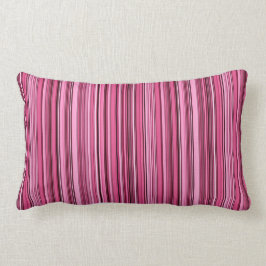 Roze stripes Lumbar Pillow Kussen