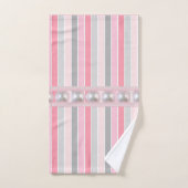 Roze stripesets voor handdoeken (Handdoek)