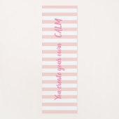 Roze strips - je Creëer je eigen kalm Yogamat (Voorkant)