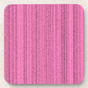 Roze stroken drankjes onderzetter