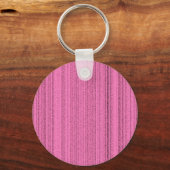 Roze stroken sleutelhanger (Voorkant)