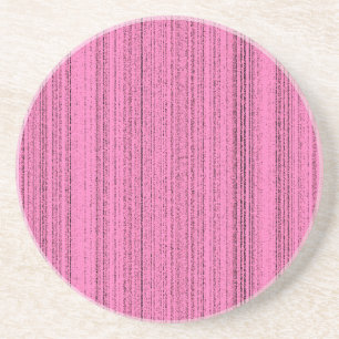 Roze stroken zandsteen onderzetter
