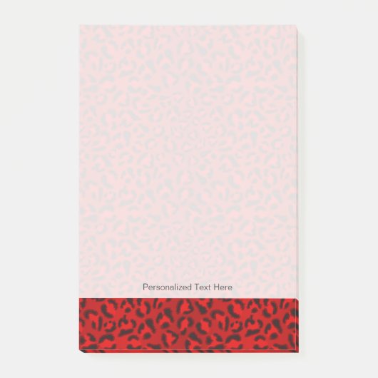 Roze strooktextuurpatroon. post-it® notes (Voorkant)