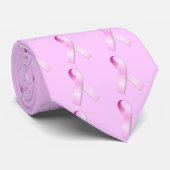 Roze Stropdas (Opgerold)