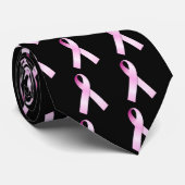 Roze Stropdas (Opgerold)