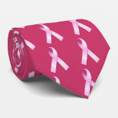 Roze Stropdas (Opgerold)