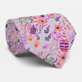 Roze stropdas (Opgerold)