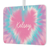 Roze stropdas-kleurstof Aangepast hartritmeapparaa Luchtverfrisser (Links)