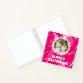 Roze stropdas kleurstof kerst gepersonaliseerde Ki Notitieboek (Binnen)
