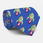 Roze Stropdas van de Raketroze (Opgerold)