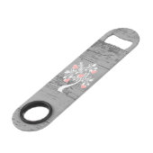 Roze structuur van harten Aangepaste opening voor  Speed Flessenopener (Achterkant Gekanteld)