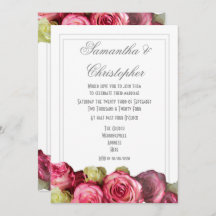Roze struisroos met een minimale bruiloft