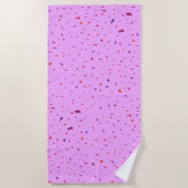 Roze stukken, Confetti Love Strandlaken (Voorkant)
