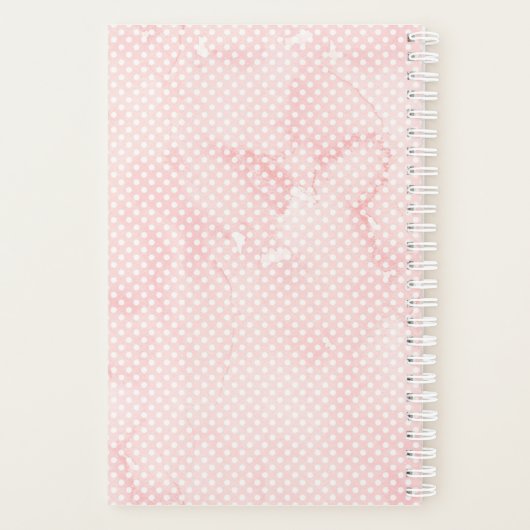 Roze Succulents Terrarium Planner (Achterkant)