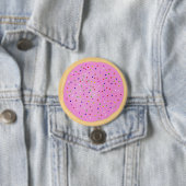Roze Suiker Cookie Ronde Button 7,6 Cm (In situ)