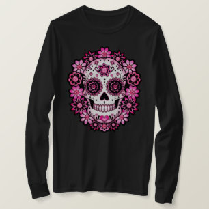 Roze Suiker Schedel T-shirt
