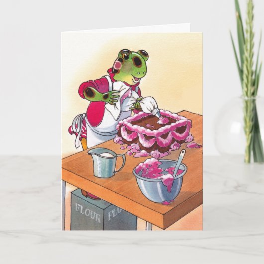 Roze suikerglazuur kaart (Voorkant)