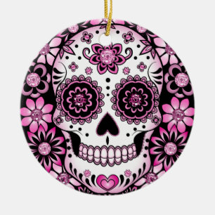Roze Suikerhuid Keramisch Ornament