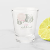 Roze Summertime Glam | Bachelorette Shot Glas (Achterkant)