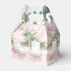 Roze Summertime Glam   Pool Party Bedankdoosjes