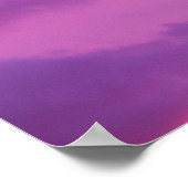 Roze Sunset Sky, Ohio. Poster (Hoek)