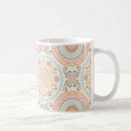 Roze Suzani Oezbeeks Kazachs Motieven Patroon Koffiemok