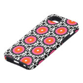Roze Suzani Pattern Case-Mate iPhone Case (Onderkant)