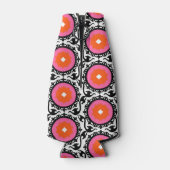 Roze Suzani Pattern Flesjeskoeler (Achterkant)
