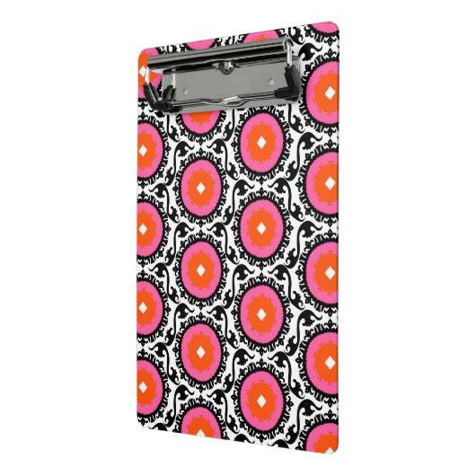 Roze Suzani Pattern Mini Klembord (Angled2)