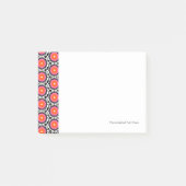 Roze Suzani Pattern Post-it® Notes (Voorkant)