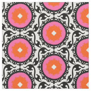 Roze Suzani Pattern Stof
