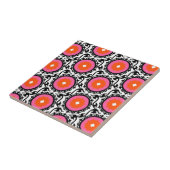 Roze Suzani Pattern Tegeltje (Zijkant)