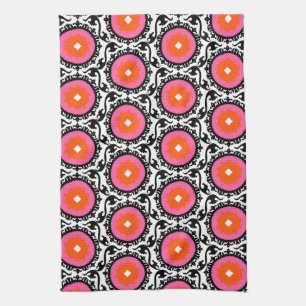 Roze Suzani Pattern Theedoek