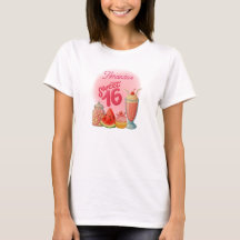 Roze Sweet Sixteen T-shirt