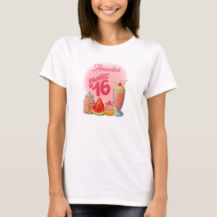 Roze Sweet Sixteen T-shirt