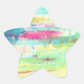 Roze Swipe Art Stickers (Voorkant)