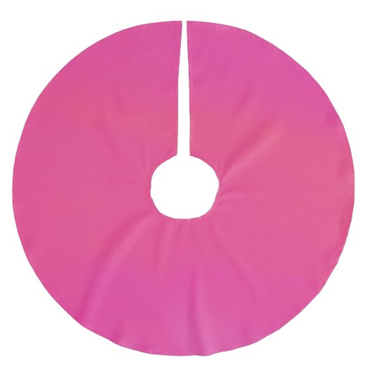 Roze Swirl Digitale Print Kerstboom Rok (Voorkant)